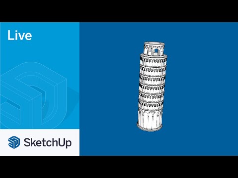 Modeling the Leaning Tower of Pisa Live in SketchUp!