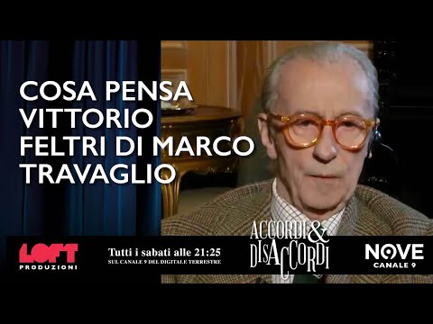 Cosa pensa Vittorio Feltri di Travaglio