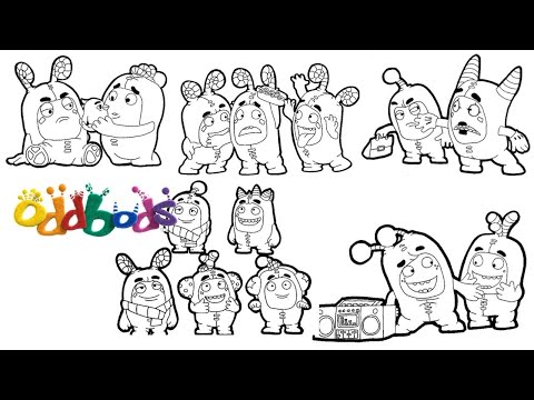 Magical Coloring Box | Oddbods Coloringpages