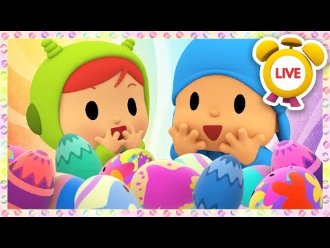 Colored Eggs | CARTOONS and FUNNY VIDEOS for KIDS in ENGLISH | Pocoyo LIVE