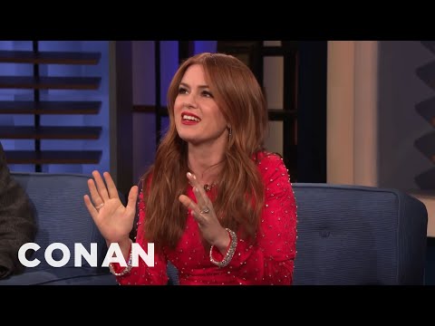 Isla Fisher On Being Married To &amp;amp; Dealing With Sacha Baron Cohen | CONAN on TBS