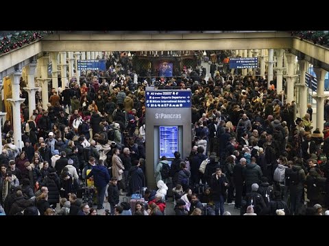 Europe travel chaos as Eurostar services cancelled amid flooding