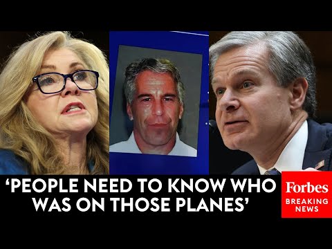 Marsha Blackburn Presses FBI's Wray About Getting Jeffrey Epstein's Flight Records