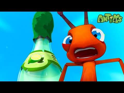 Joey Catches Lightning in a Bottle! 🍾 | 🐛 Antiks &amp; Insectibles 🐜 | Funny Cartoons for Kids