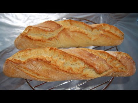 Recette pain fran&ccedil;ais les baguettes(bread recipe)