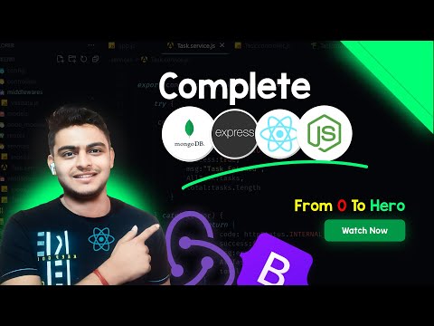 MERN Tutorial: Complete MERN Stack | Build a Task Management Project