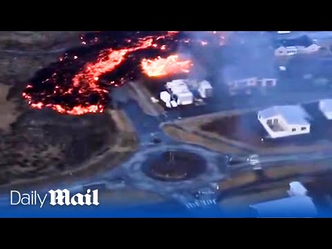 Iceland faces worst volcanic damage as lava burns homes in Grindavik