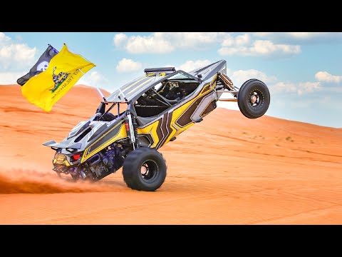 1,500 HP Turbo Sand Buggies in the Dunes of Dubai