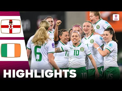 Ireland vs Northern Ireland | Highlights | UEFA Women's Nations League 05-12-2023