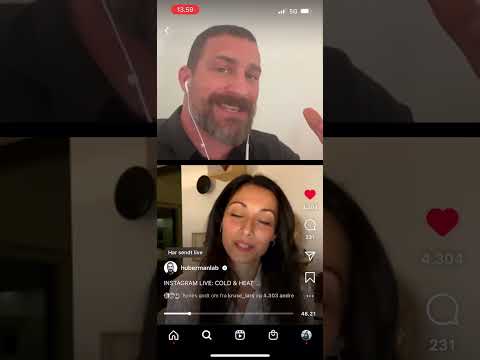 COLD &amp; HEAT interview about my research. INSTAGRAM LIVE: Dr. Andrew Huberman and Dr. Susanna Soeberg