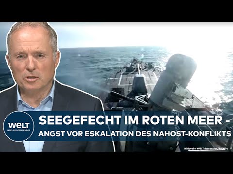 HEFTIGE HUTHI-ANGRIFFE: US-Marine wehrt Drohnen-Angriffe im Roten Meer ab | WELT Analyse