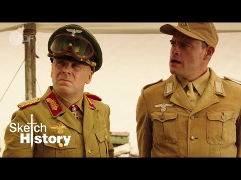 Nazi-Rommel r&uuml;hrt die Namens-Trommel  - SANDNEUE STAFFEL Sketch History 2018 | ZDF