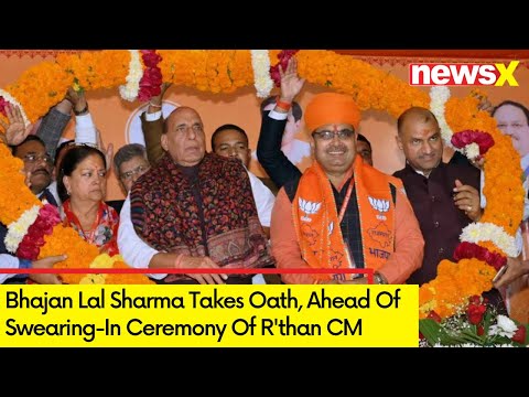 Bhajan Lal Sharma Takes Oath | Ahead Of Swearing-In Ceremony Of R'than CM | NewsX