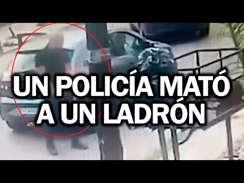 UN POLIC&Iacute;A MAT&Oacute; A UN LADR&Oacute;N