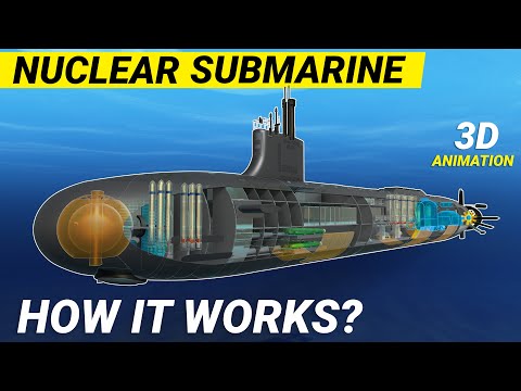 Submarine Nuclear Power | Engineering behind it Nuclear Reactor How it Works