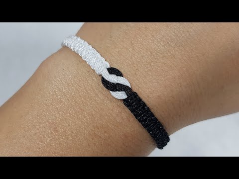 DIY Pulsera YIN YANG f&aacute;cil | Easy Bracelet | Pulseras de moda ✔️