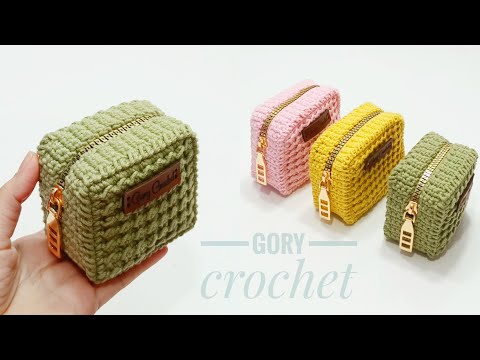 New easy crochet coin purse for beginners