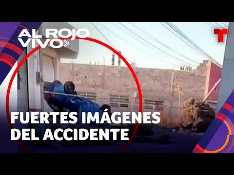 Revelan im&aacute;genes del accidente en el que muri&oacute; una exreina de belleza de M&eacute;xico