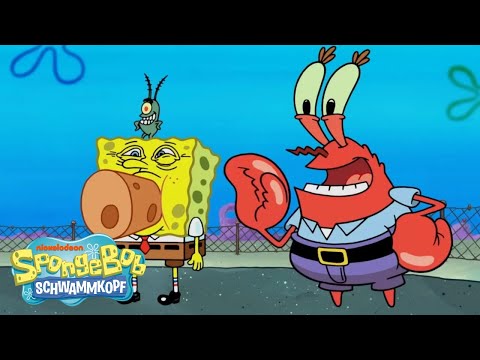 SpongeBob | Mr. Krabs &amp; Plankton gehen zur Schule! ⭐️ | SpongeBob Schwammkopf