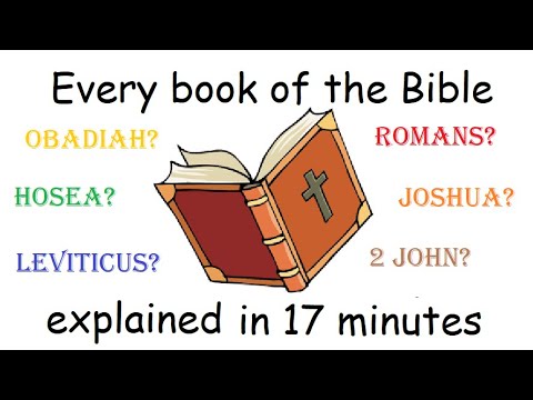 What each book of the Bible is about