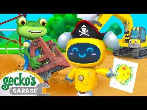 Muddy Mechanicals Railway Mystery | Gecko's Garage | Trucks For Children | Cartoons For Kids