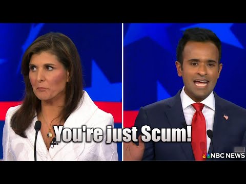 Nikki Haley Calls Vivek Ramaswamy 'Scum' During GOP Debate