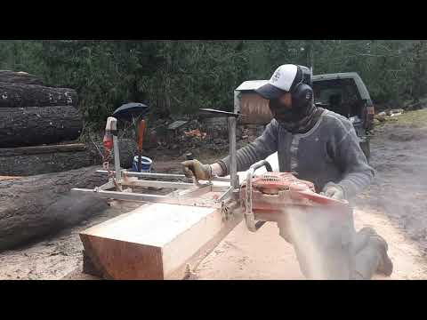 Chainsaw Milling - Start to Finish.