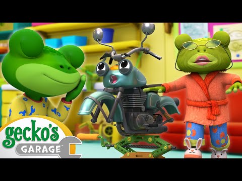 Grandma Sleepwalking Repairs | Gecko's Garage | Trucks For Children | Cartoons For Kids