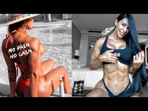 SONIA ISAZA abs, glutes, booty, legs hardcore workout female fitness motivation 🔥