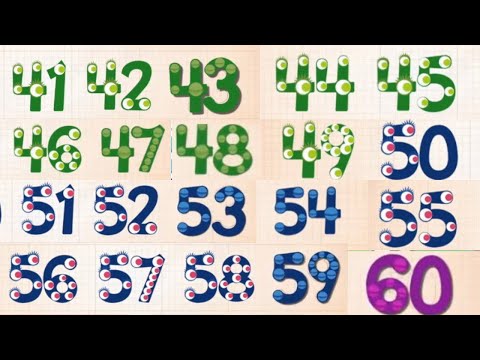 LEARNING TO COUNT 41-60 Counting learning for kids LEARN TO COUNT FOR TODDLERS Lesson for kids