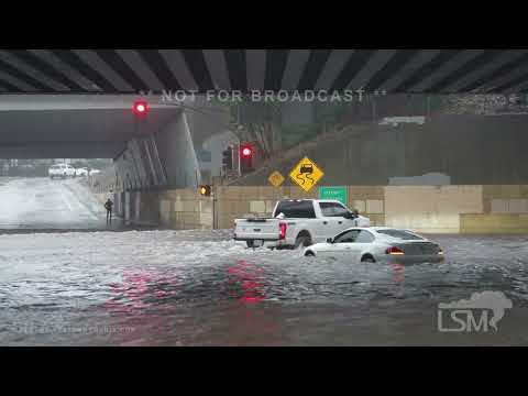 12-21-2023 Santa Barbara, CA Good samaritan rescues man and child in flash flooding