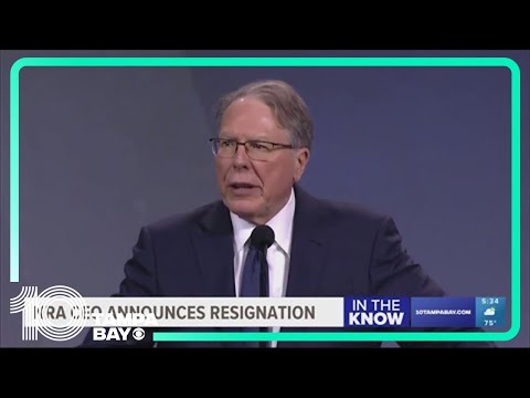 NRA CEO announces resignation