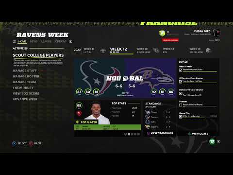 Week 12 Texans vs Ravens