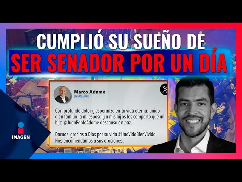 Fallece el senador suplente Juan Pablo Adame, v&iacute;ctima de c&aacute;ncer | Noticias con Francisco Zea