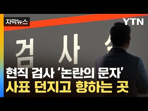 [자막뉴스] 한동훈에 이어 검사들 줄줄이 움직임...커지는 파장 / YTN