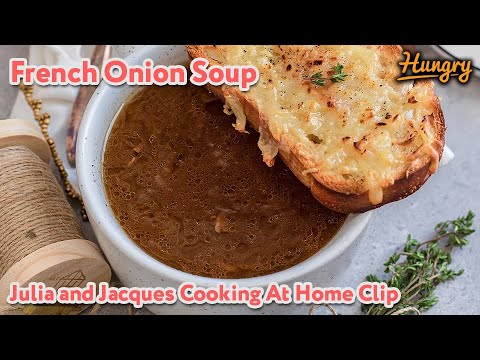 French Onion Soup - Julia and Jacques Cooking At Home Clip