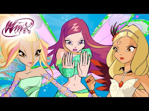 Winx Club - Diaspro, Miele, Daphne and Roxy ALL TRANSFORMATIONS