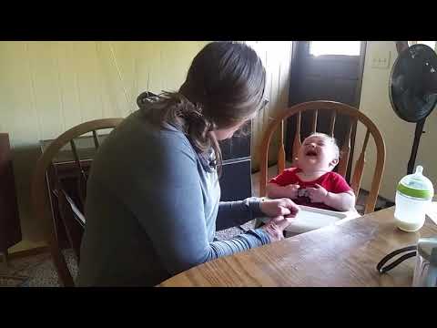 Best baby belly laugh for Grandma