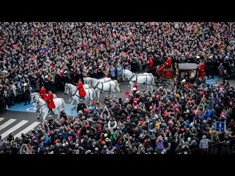 'Warm and gracious event': Thousands gather to welcome King Frederik and Queen Mary of Denmark