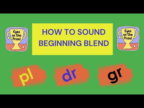 Beginning Consonant Blends | fl, pl, sl, dr, fr, gr, pr, tr | Reading Skill | Part 2 