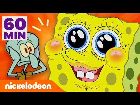 &iexcl;Bob Esponja sin parar durante una hora! | Nickelodeon en Espa&ntilde;ol