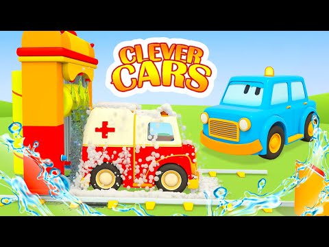 Car cartoon for kids &amp; cars cartoons full episodes. Clever cars. Lights for street vehicles &amp; trucks