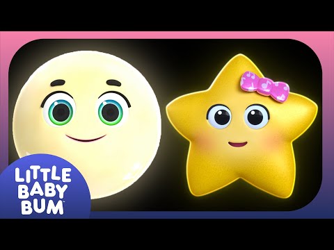 Say Goodnight Moon and Stars! | Bedtime, Wind Down, and Sleep with Little Baby Bum