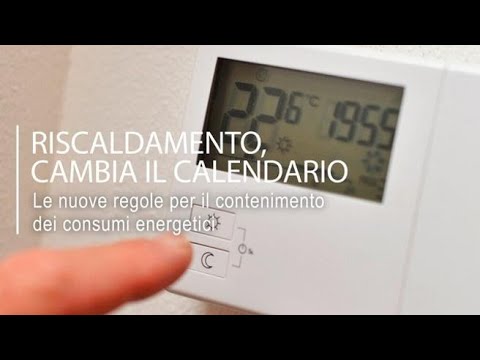 Quando si potr&agrave; accendere il riscaldamento: le date del nuovo calendario