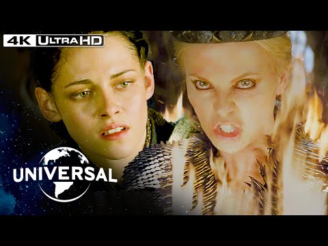 Snow White and the Huntsman | Kristen Stewart and Charlize Theron Fight for the Throne in 4K HDR