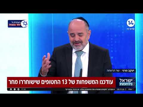 שר הרווחה מרגי על הטיפול בחטופים: &amp;quot;הדרכנו את כל הצוותים, אנחנו ערוכים לקלוט אותם&amp;quot;