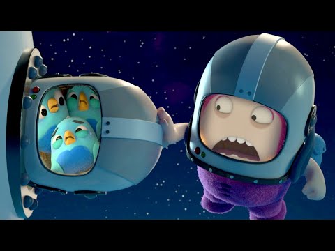 Oddbods Brand New Episode! | Birds in Space | Funny Cartoons For Kids