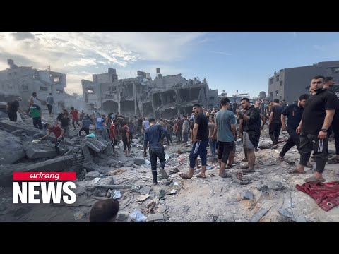 Israel airstrike kills dozens at Gaza refugee camp