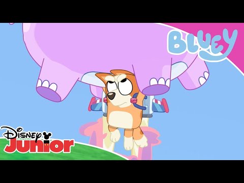 🦛 Falling Hippo | Bluey | Disney Junior Africa