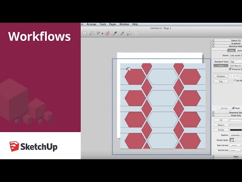 SketchUp Skill Builder: Creating LayOut Patterns